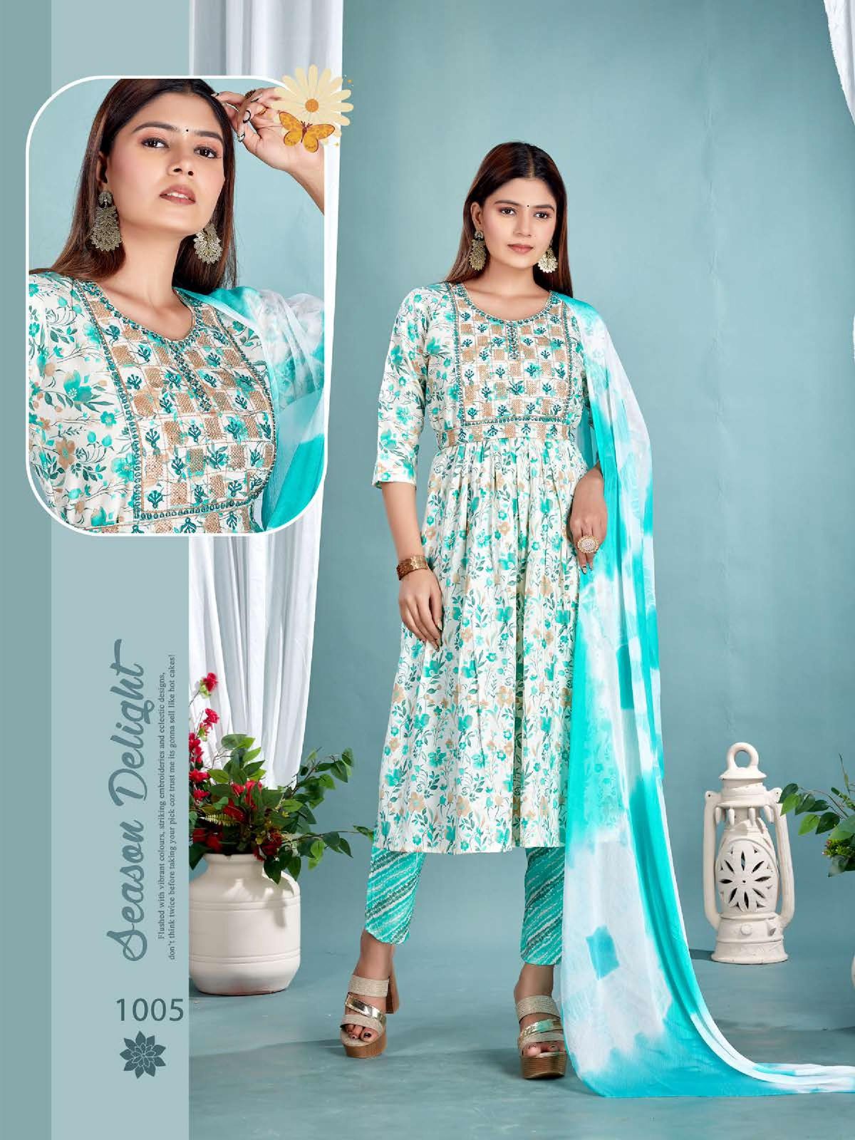 Zoya Vol 4 By Golden Capsule Rayon Foil Printed Kurti With Bottom Dupatta Wholesale Market In Surat
